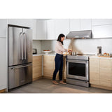 KitchenAid  20 cu. ft. 36-Inch Width Counter-Depth French Door Refrigerator with Interior Dispense - Stainless Steel (KRFC300ESS)