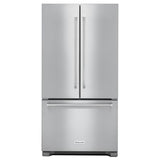 KitchenAid 22 cu. ft. 36-Inch Width Counter Depth French Door Refrigerator with Interior Dispense - Stainless Steel (KRFC302ESS)