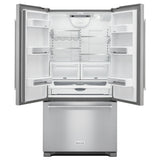 KitchenAid 22 cu. ft. 36-Inch Width Counter Depth French Door Refrigerator with Interior Dispense - Stainless Steel (KRFC302ESS)