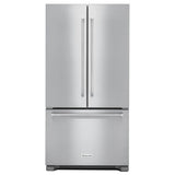 KitchenAid  22 cu. ft. 36-Inch Width Counter Depth French Door Refrigerator with Interior Dispense - Stainless Steel (KRFC302ESS)