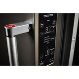 KitchenAid 23.8 cu. ft. Counter-Depth French Door Platinum Interior Refrigerator with PrintShield™ Finish - Stainless Steel with PrintShield™ Finish (KRFC704FPS)
