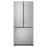 KitchenAid 20 cu. Ft. 30-Inch Width Standard Depth French Door Refrigerator with Interior Dispense - Stainless Steel (KRFF300ESS)