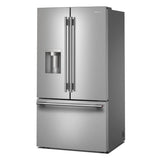 KITCHENAID  30 Cu. Ft. 36-Inch French Door Refrigerator with Exterior Water and Ice Dispenser and Wood-Look Sliding Tray in PrintShield® Finish - PrintShield Stainless (KRFF436SPS)