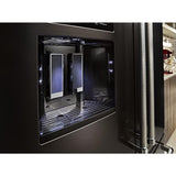 KitchenAid 26.8 Cu. Ft. Standard-Depth French Door Refrigerator with Exterior Ice and Water Dispenser - Black Stainless (KRFF577KBS)