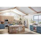 KITCHENAID  26.8 Cu. Ft. Standard-Depth French Door Refrigerator with Exterior Ice and Water Dispenser - Stainless Steel with PrintShield™ Finish (KRFF577KPS)