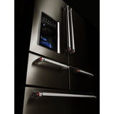 KitchenAid 25.8 Cu. Ft. 36" Multi-Door Freestanding Refrigerator with Platinum Interior Design - Stainless Steel (KRMF706ESS)