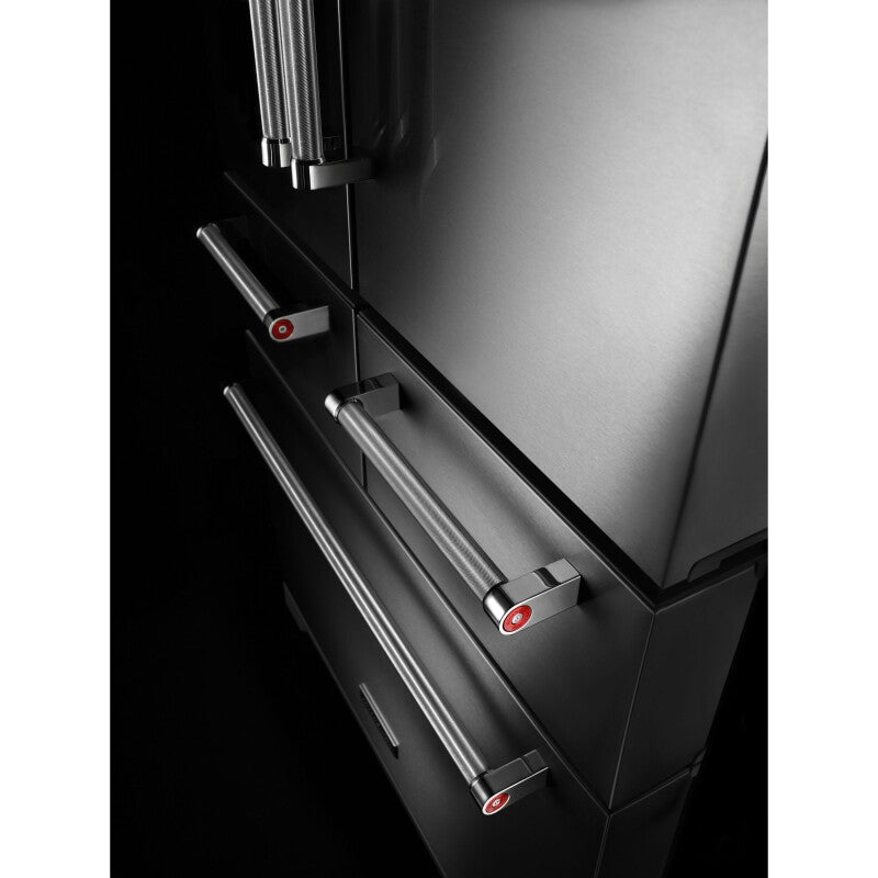 KitchenAid 25.8 Cu. Ft. 36" Multi-Door Freestanding Refrigerator with Platinum Interior Design - Stainless Steel (KRMF706ESS)