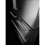 KitchenAid 25.8 Cu. Ft. 36" Multi-Door Freestanding Refrigerator with Platinum Interior Design - Stainless Steel (KRMF706ESS)