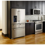 KitchenAid  25.8 Cu. Ft. 36" Multi-door Freestanding Refrigerator With Platinum Interior Design - Stainless Steel (KRMF706ESS)