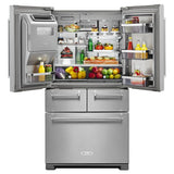 KitchenAid  25.8 Cu. Ft. 36" Multi-door Freestanding Refrigerator With Platinum Interior Design - Stainless Steel (KRMF706ESS)