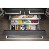 KitchenAid  25.8 Cu. Ft. 36" Multi-door Freestanding Refrigerator With Platinum Interior Design - Stainless Steel (KRMF706ESS)