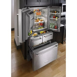 KitchenAid  25.8 Cu. Ft. 36" Multi-door Freestanding Refrigerator With Platinum Interior Design - Stainless Steel (KRMF706ESS)
