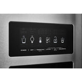 KITCHENAID 22.6 cu ft. Side-by-Side Refrigerator with Exterior Ice and Water and PrintShield™ finish - Stainless Steel with PrintShield™ Finish (KRSC703HPS)