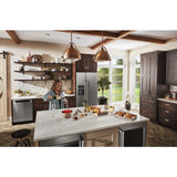 KITCHENAID 22.6 cu ft. Side-by-Side Refrigerator with Exterior Ice and Water and PrintShield™ finish - Stainless Steel with PrintShield™ Finish (KRSC703HPS)