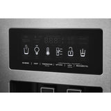KITCHENAID 24.8 cu ft. Side-by-Side Refrigerator with Exterior Ice and Water and PrintShield finish - Stainless Steel with PrintShield™ Finish (KRSF705HPS)
