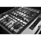 KitchenAid  30" 5-Burner Dual Fuel Convection Slide-In Range with Baking Drawer - Stainless Steel (KSDB900ESS)