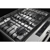 KITCHENAID  30-inch 5-burner Dual Fuel Convection Slide-in Range With Baking Drawer - Stainless Steel (KSDB900ESS)