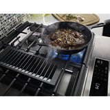 KitchenAid  30-inch 4-burner Dual Fuel Downdraft Slide-in Range - Stainless Steel (KSDG950ESS)