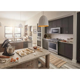 KitchenAid  30-Inch 5 Burner Gas Convection Slide-In Range with Baking Drawer - Stainless Steel (KSGB900ESS)