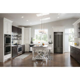 KITCHENAID  30-inch 5 Burner Gas Convection Slide-in Range With Baking Drawer - Stainless Steel (KSGB900ESS)