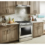 KITCHENAID 30" 5-Burner Gas Slide-In Convection Range - Stainless Steel (KSGG700ESS)