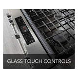 KitchenAid  30-Inch 5-Burner Gas Slide-In Convection Range - Stainless Steel (KSGG700ESS)