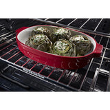 KitchenAid  30-Inch 5-Burner Gas Slide-In Convection Range - Stainless Steel (KSGG700ESS)