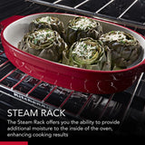KitchenAid  30-Inch 5-Burner Gas Slide-In Convection Range - Stainless Steel (KSGG700ESS)