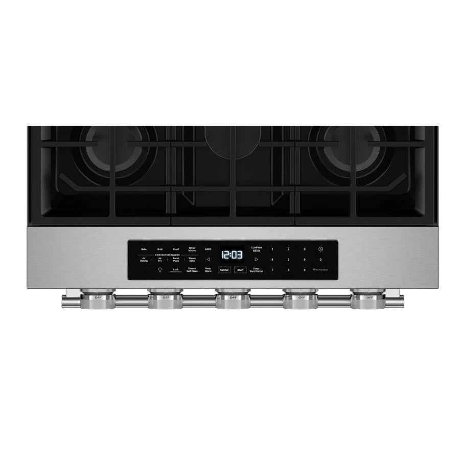 KITCHENAID  KITCHENAID RANGE GAS 30" SLIDE-IN CONV - PrintShield™ Stainless Finish (KSGS530SPS)