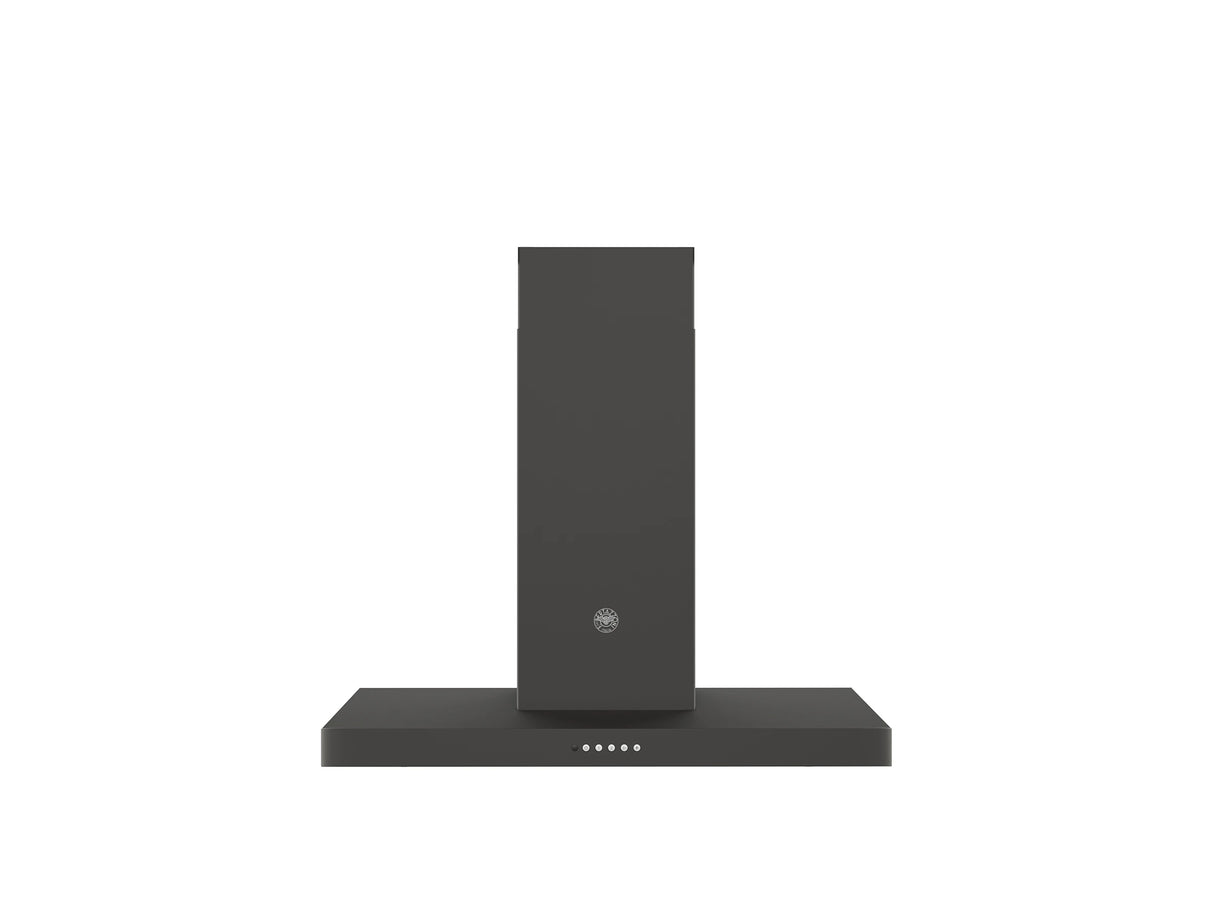 BERTAZZONI  36 T-Shape Wallmounted Hood, 1 motor 600 CFM - Carbonio (KT36CAT)