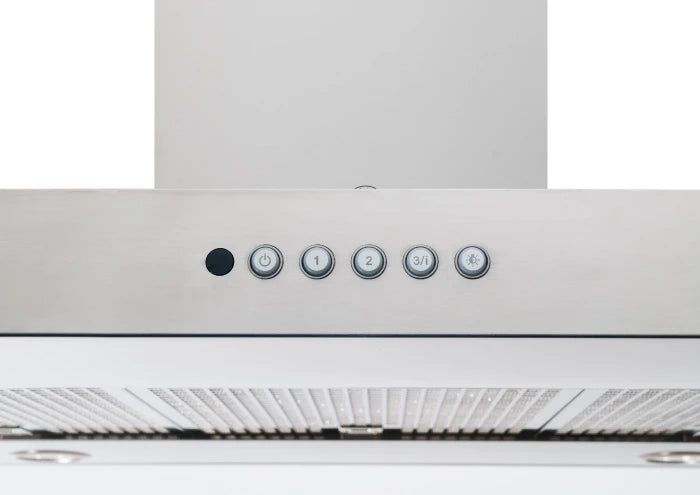 BERTAZZONI  48 T-Shape Wallmounted Hood, 1 motor 600 CFM - Carbonio (KT48CAT)