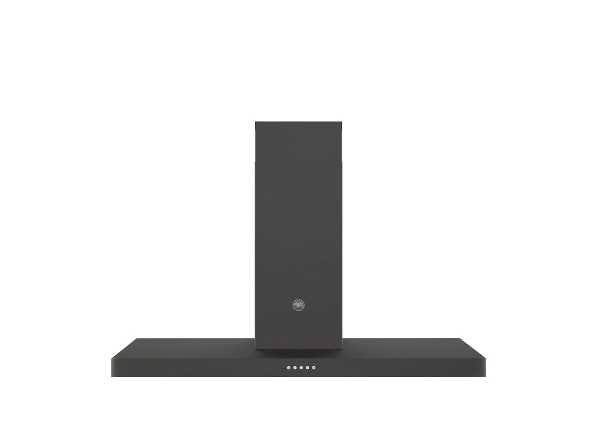 BERTAZZONI  48 T-Shape Wallmounted Hood, 1 motor 600 CFM - Carbonio (KT48CAT)