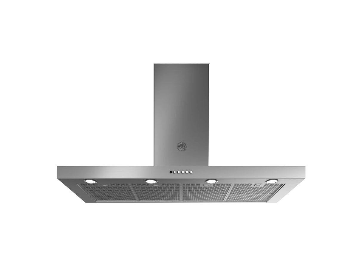 BERTAZZONI  48 T-Shape Wallmounted Hood, 1 motor 600 CFM - Stainless Steel (KT48XT)