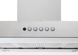 BERTAZZONI  42 T-Shape Island Hood, 1 motor 600 CFM - Stainless Steel (KTI42XT)