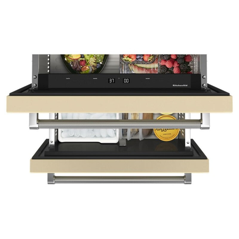 KitchenAid 24" Panel-Ready Undercounter Double-Drawer Refrigerator/Freezer - Panel Ready (KUDF204KPA)