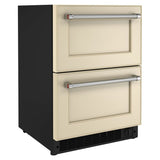 KitchenAid 24" Panel-Ready Undercounter Double-Drawer Refrigerator/Freezer - Panel Ready (KUDF204KPA)