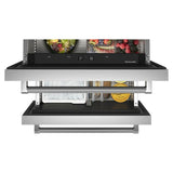KitchenAid 24" Stainless Steel Undercounter Double-Drawer Refrigerator/Freezer - Stainless Steel (KUDF204KSB)
