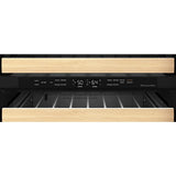 KITCHENAID  24" Undercounter Wine Cellar with Glass Door and Wood-Front Racks - Stainless Steel (KUWL214KSB)