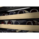 KITCHENAID  24" Undercounter Wine Cellar with Glass Door and Wood-Front Racks - Stainless Steel (KUWL214KSB)