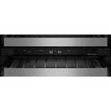KITCHENAID  24-Inch Undercounter Wine Cellar with 46-Bottle Capacity and Metal-Front Racks in Stainless Steel - Black Cabinet/Stainless Doors (KUWL324SSB)
