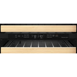 KitchenAid 24" Undercounter Wine Cellar with Glass Door and Wood-Front Racks - Stainless Steel (KUWR214KSB)