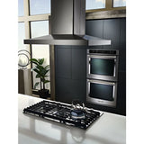 KITCHENAID  36" Island-mount, 3-speed Canopy Hood - Stainless Steel (KVIB606DSS)