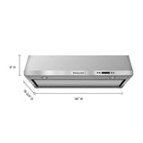 KitchenAid  36'' Under-the-cabinet, 4-speed System - Stainless Steel (KVUB606DSS)