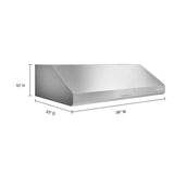 KITCHENAID  36" 585 Cfm Motor Class Commercial-style Under-cabinet Range Hood System - Stainless Steel (KVUC606KSS)