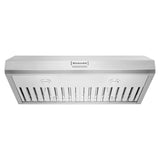 KitchenAid 36" 585 CFM Motor Class Commercial-Style Under-Cabinet Range Hood System - Stainless Steel (KVUC606KSS)