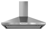 KitchenAid 36" Wall-Mount, 3-Speed Canopy Hood - Stainless Steel (KVWB406DSS)