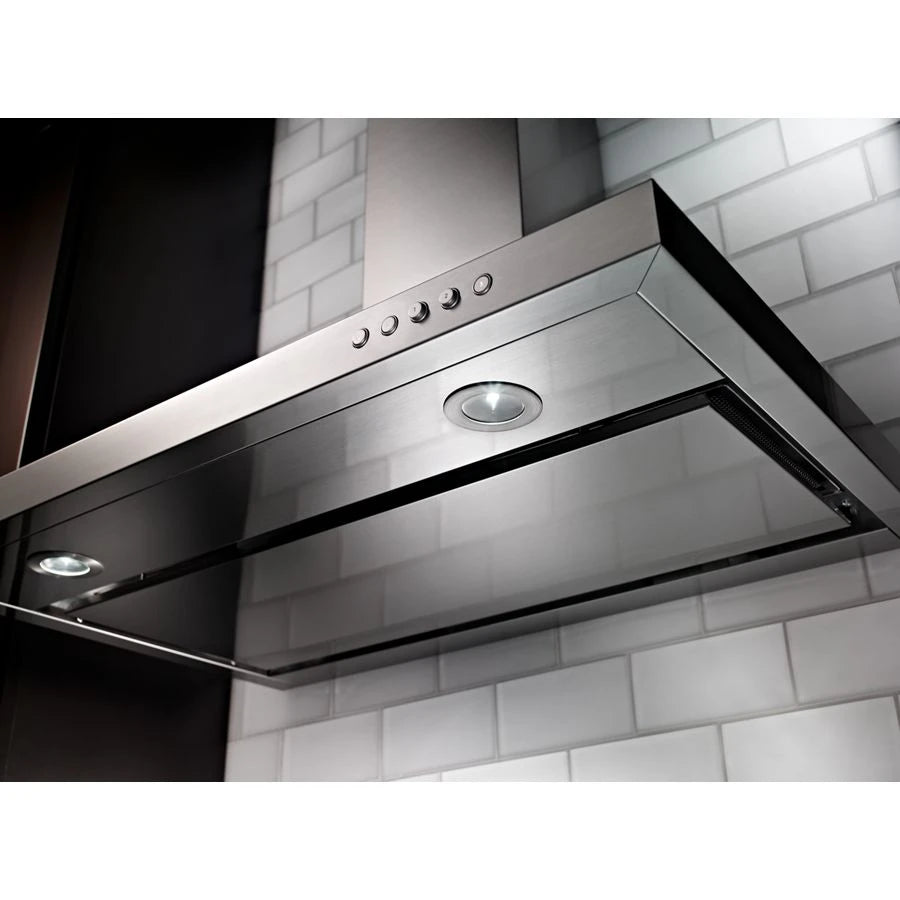 KITCHENAID  36" Wall-mount, 3-speed Canopy Hood - Stainless Steel (KVWB406DSS)