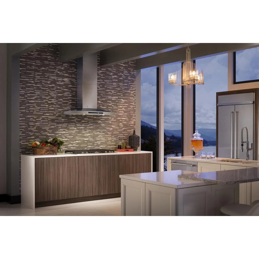 KitchenAid  36" Wall-Mount, 3-Speed Canopy Hood - Stainless Steel (KVWB606DSS)