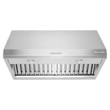 KITCHENAID  36" 585 Or 1170 Cfm Motor Class Commercial-style Wall-mount Canopy Range Hood - Stainless Steel (KVWC906KSS)