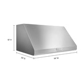 KITCHENAID  36" 585 Or 1170 Cfm Motor Class Commercial-style Wall-mount Canopy Range Hood - Stainless Steel (KVWC906KSS)